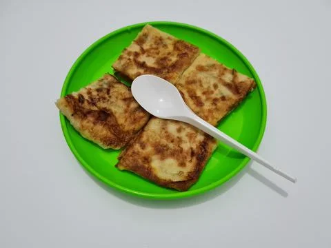 Fried omelette Stock Photos