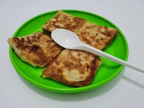 Fried omelette Stock Photos