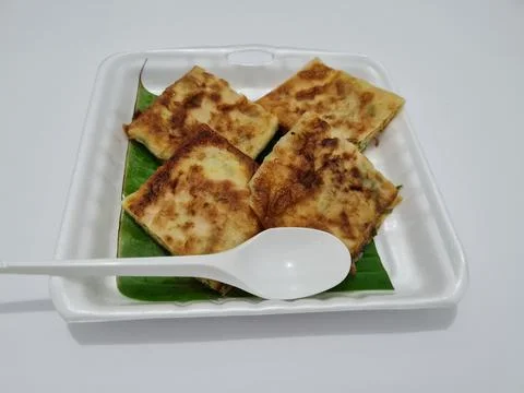 Fried omelette Stock Photos