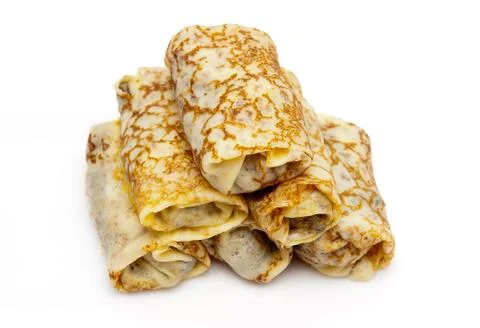 Fried pancakes stuffed with Stock Photos