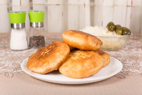 Fried pies Stock Photos