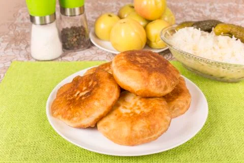 Fried pies Stock Photos