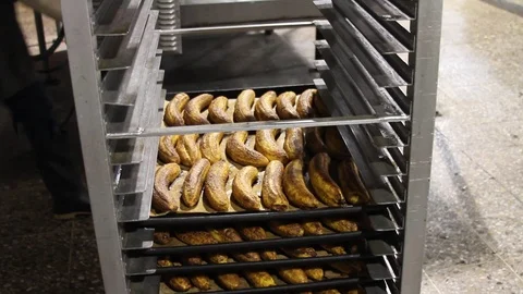 Fried plantains Stock Footage 91333675