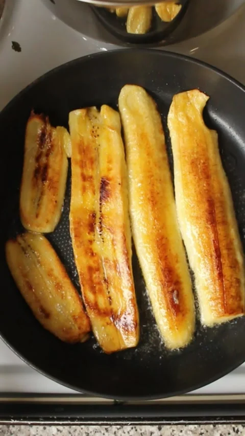 Fried plantains Stock Footage 303722284