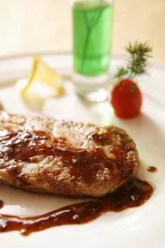 Fried pork chop Stock Photos