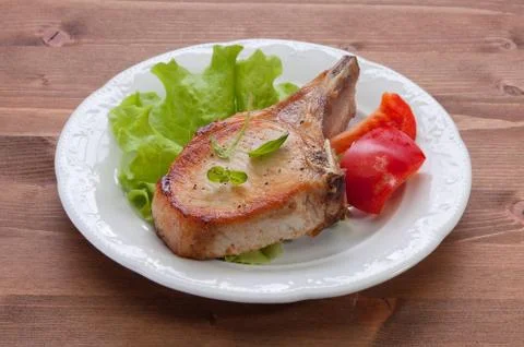 Fried pork cutlet Stock-Fotos