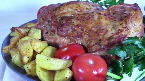 Fried pork Stock Footage 143593986