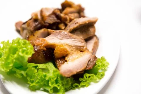 Fried pork Stock Photos