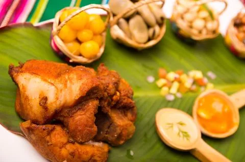Fried pork Stock Photos