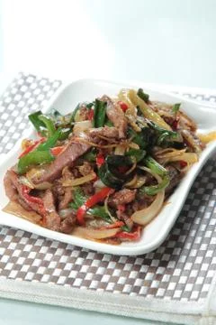 Fried pork Stock Photos