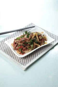 Fried pork Foto stock