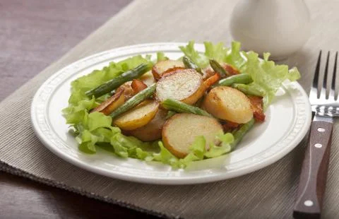 Fried potato Foto stock