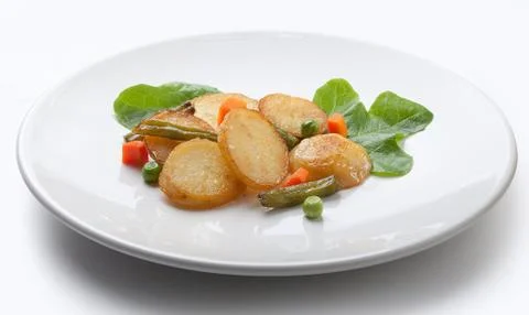 Fried potato Stock Photos