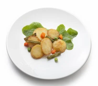 Fried potato Foto stock