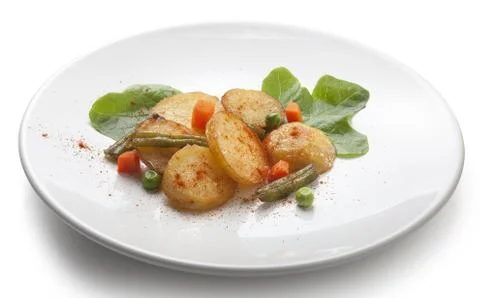 Fried potato Stock Photos