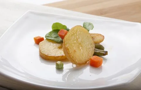 Fried potato Stock Photos