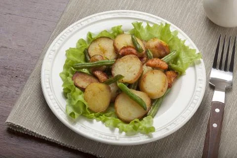 Fried potato Stock Photos