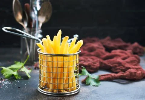Fried potato Stock Photos