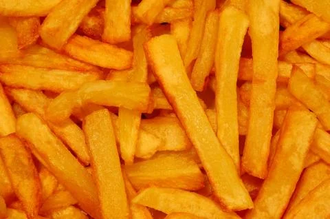 Fried potatoes. close-up Stock Photos