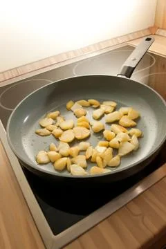 Fried potatoes 스톡 사진