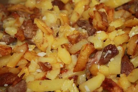 Fried potatoes Stock-Fotos