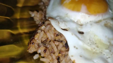 Fried rice Video stock 312908638