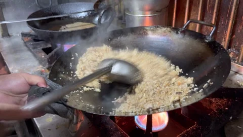 Fried rice Stock Footage 322937142