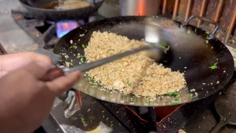 Fried rice Stock Footage 322937143