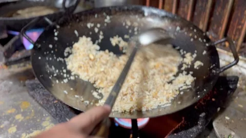 Fried rice Stock Footage 322937150