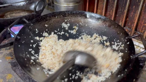 Fried rice Stock Footage 322937165