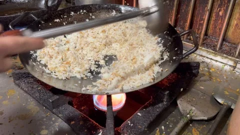 Fried rice Stock Footage 322937379