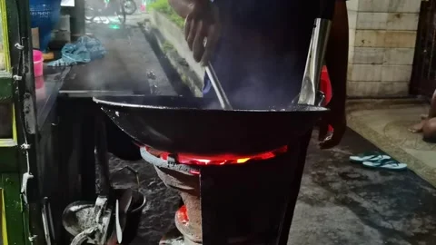 Fried Rice Merchants Stock Footage 297640219