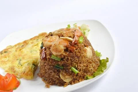 Fried rice Fotos Stock