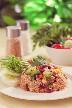 Fried rice Stockfoto's