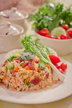 Fried rice Stockfoto's