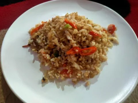 Fried rice Foto stock