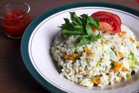 Fried rice Foto stock