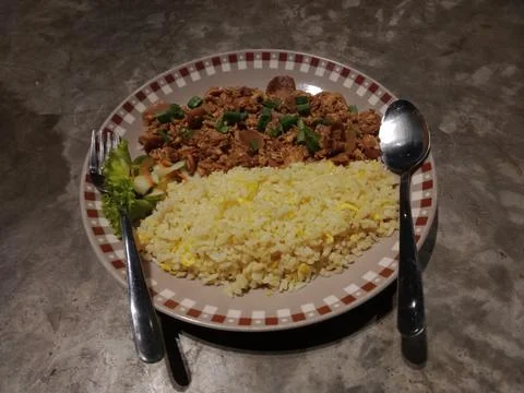 Fried rice Foto stock