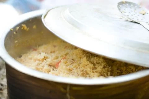 Fried Rice with Vegetables . Stock Photos