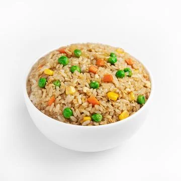 Fried rice with vegetables Stock Photos