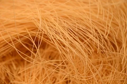 Fried Semiya Texture with Defocus Background Macro Photography Stock Photos