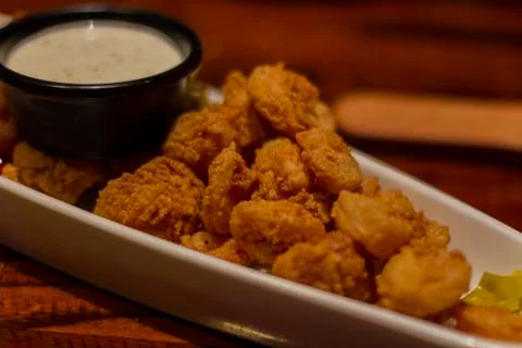 Fried Shrimp Stock Photos