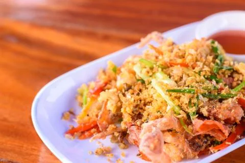 Fried Soft Shell Crab Stock Photos