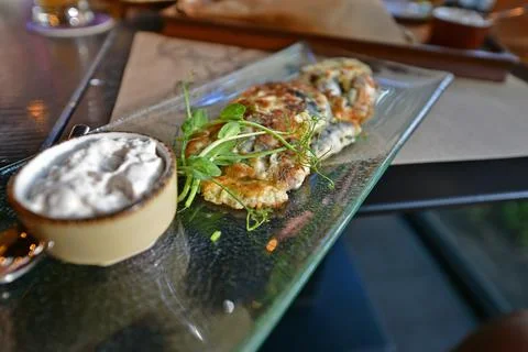 Fried sprat A delicious Stock Photos