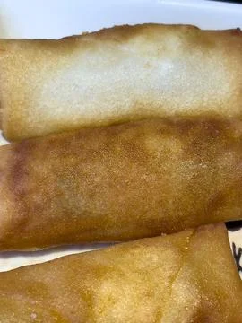 Fried spring rolls Stock Photos
