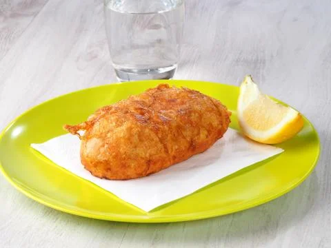 FRIED STUFFED SANDWICH Foto stock