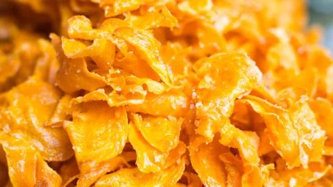 Fried taro crispy Foto stock