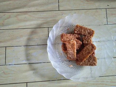 Fried tempe Foto stock