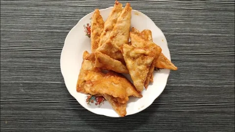 Fried tempeh 스톡 동영상 253835478