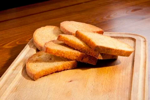 Fried toast Stock Photos